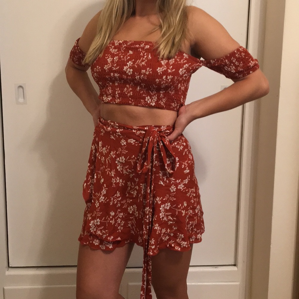 Reverse Orange Two-Piece set